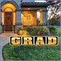 Plastic Grad Yard Sign