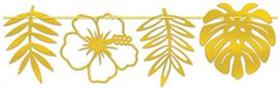 Foil Die-Cut Floral Streamer