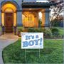 Plastic It's A Boy! Yard Sign