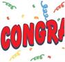 Plastic Congrats Yard Sign