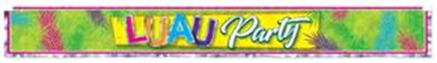 Metallic Luau Party Fringe Banner