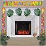 Metallic Luau Party Fringe Banner