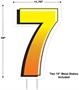 Plastic "7" Yard Sign