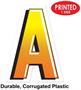 Plastic "A" Yard Sign