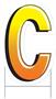 Plastic "C" Yard Sign