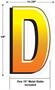 Plastic "D" Yard Sign
