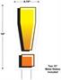 Plastic "Exclamation Mark" Yard Sign