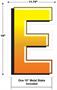 Plastic "E" Yard Sign