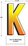 Plastic "K" Yard Sign