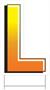 Plastic "L" Yard Sign