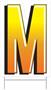 Plastic "M" Yard Sign