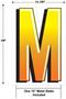 Plastic "M" Yard Sign