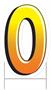 Plastic "O" Yard Sign