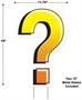 Plastic "Question Mark" Yard Sign