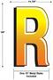 Plastic "R" Yard Sign