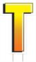 Plastic "T" Yard Sign