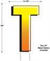Plastic "T" Yard Sign