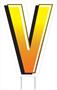 Plastic "V" Yard Sign