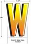 Plastic "W" Yard Sign