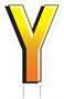 Plastic "Y" Yard Sign
