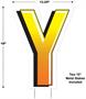 Plastic "Y" Yard Sign