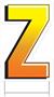 Plastic "Z" Yard Sign