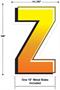 Plastic "Z" Yard Sign
