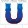 Plastic USA Yard Sign