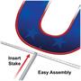 Plastic USA Yard Sign