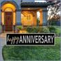 Plastic Jumbo Happy Anniv Yard Sign