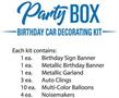 Birthday Car Party Box