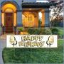 Plastic Jumbo Happy Birthday Yard Sign