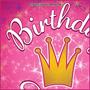 Plastic Birthday Princess Yard Sign