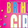 Plastic Birthday Girl Yard Sign