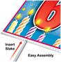 Plastic "60" Birthday Yard Sign