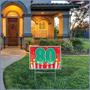 Plastic "80" Birthday Yard Sign