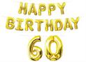 Happy Birthday "60" Balloon Streamer