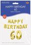 Happy Birthday "60" Balloon Streamer