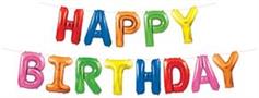 Happy Birthday Balloon Streamer