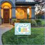 Plastic Welcome Baby Yard Sign