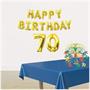 Happy Birthday "70" Balloon Streamer
