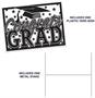 Plastic Congrats Grad Yard Sign
