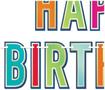 Foil Happy Birthday Streamer