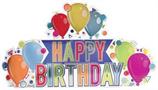 3-D Foil Happy Birthday Centerpiece