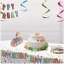 3-D Foil Happy Birthday Centerpiece
