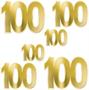 Foil "100" Birthday Cutouts