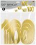Foil "100" Birthday Cutouts