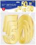 Foil "50" Birthday Cutouts