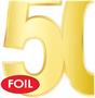 Foil "50" Birthday Cutouts