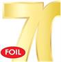 Foil "70" Birthday Cutouts